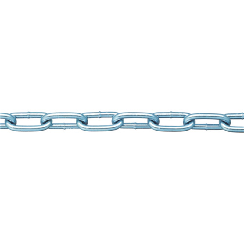 ニッサチェイン 鉄ユニクロ溶接リンクチェイン 4.8mm×30m 1個（ご注文単位1個）【直送品】