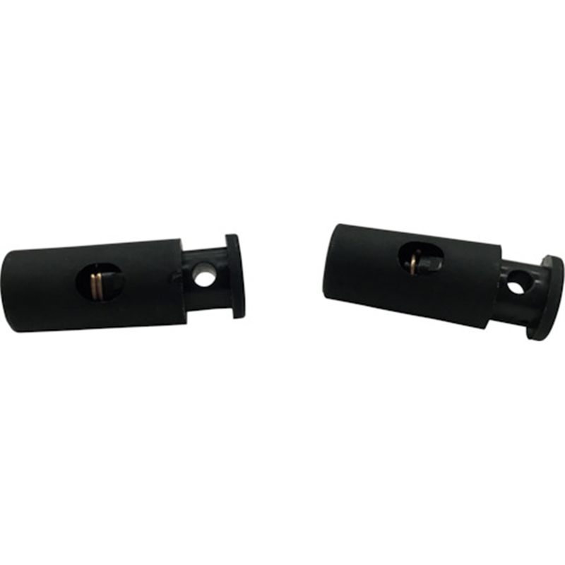 ユタカメイク 紐金具 コードロック(筒型) Φ3~5mm用(2個入り) 1袋（ご注文単位1袋）【直送品】