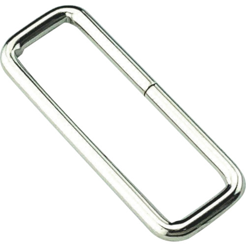 ユタカメイク 平ベルト金具 角カン 25mm幅用 (4個入り) 1袋（ご注文単位1袋）【直送品】