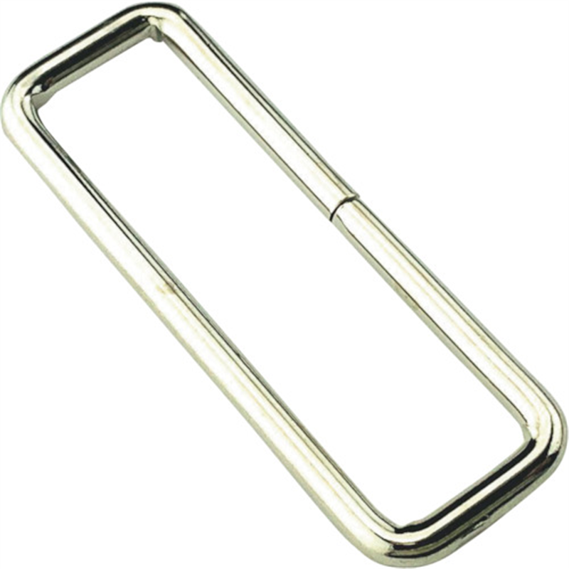 ユタカメイク 平ベルト金具 角カン 38mm幅用 (4個入り) 1袋（ご注文単位1袋）【直送品】