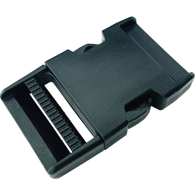 ユタカメイク 平ベルト金具 サイドリリースバックル 角型 38mm幅用 (1個入り) 1個（ご注文単位1個）【直送品】