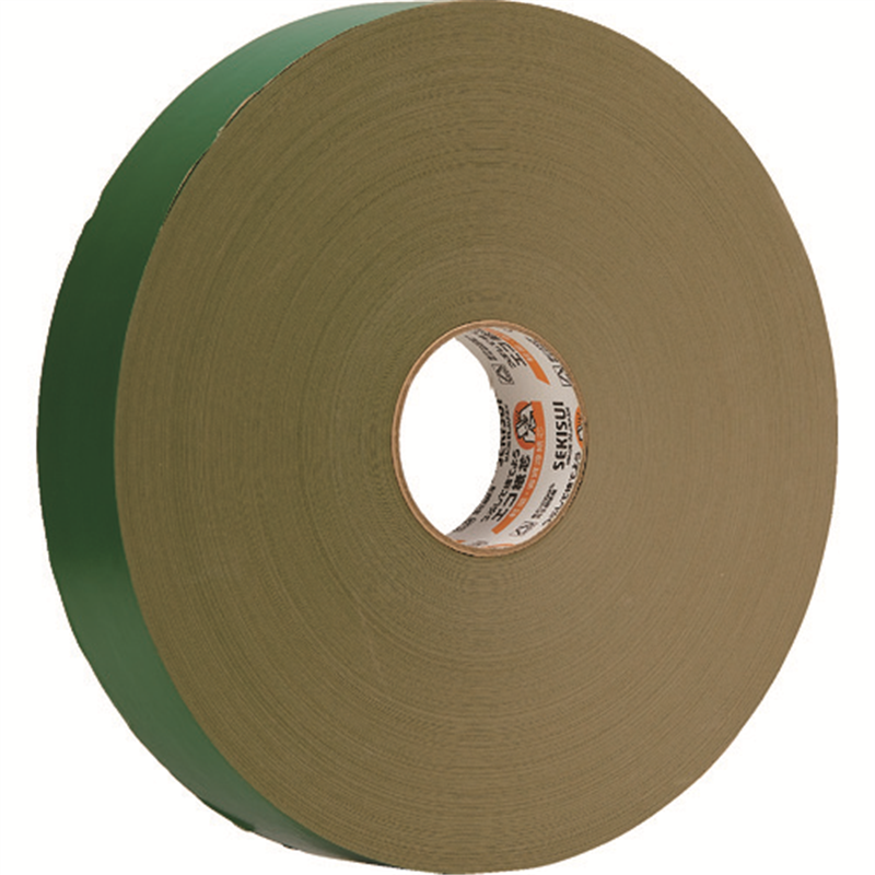 積水 クラフトテープ#500 50X500m 緑色 1巻（ご注文単位5巻）【直送品】