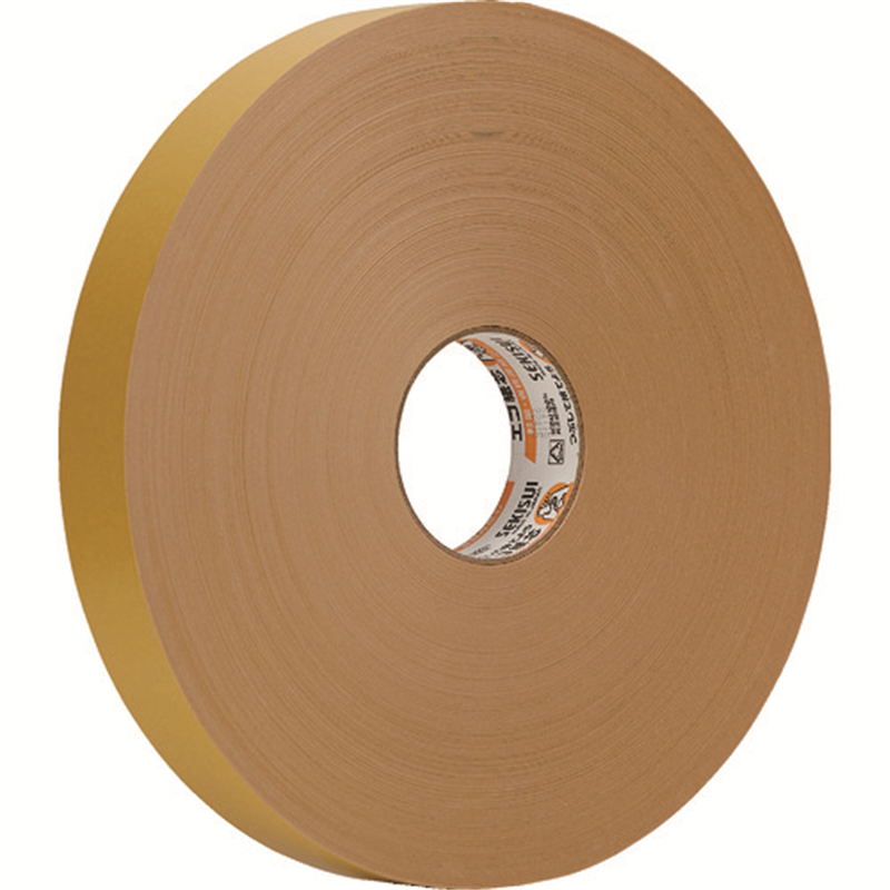 積水 クラフトテープ#500 38×500M 黄色 1巻（ご注文単位6巻）【直送品】