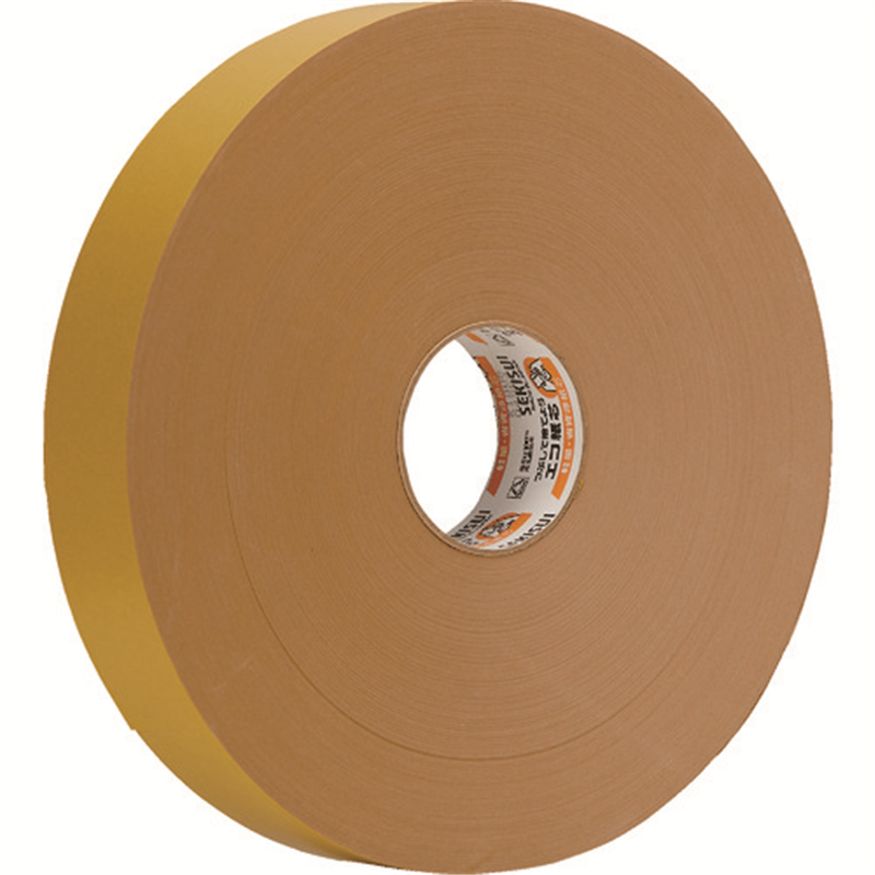 積水 クラフトテープ#500 50X500m 黄色 1巻（ご注文単位5巻）【直送品】