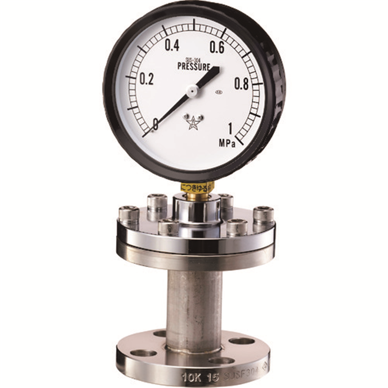 右下 隔膜式圧力計 BF型 1個（ご注文単位1個）【直送品】