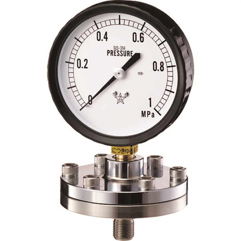 右下 隔膜式圧力計 BT-1型 1個（ご注文単位1個）【直送品】