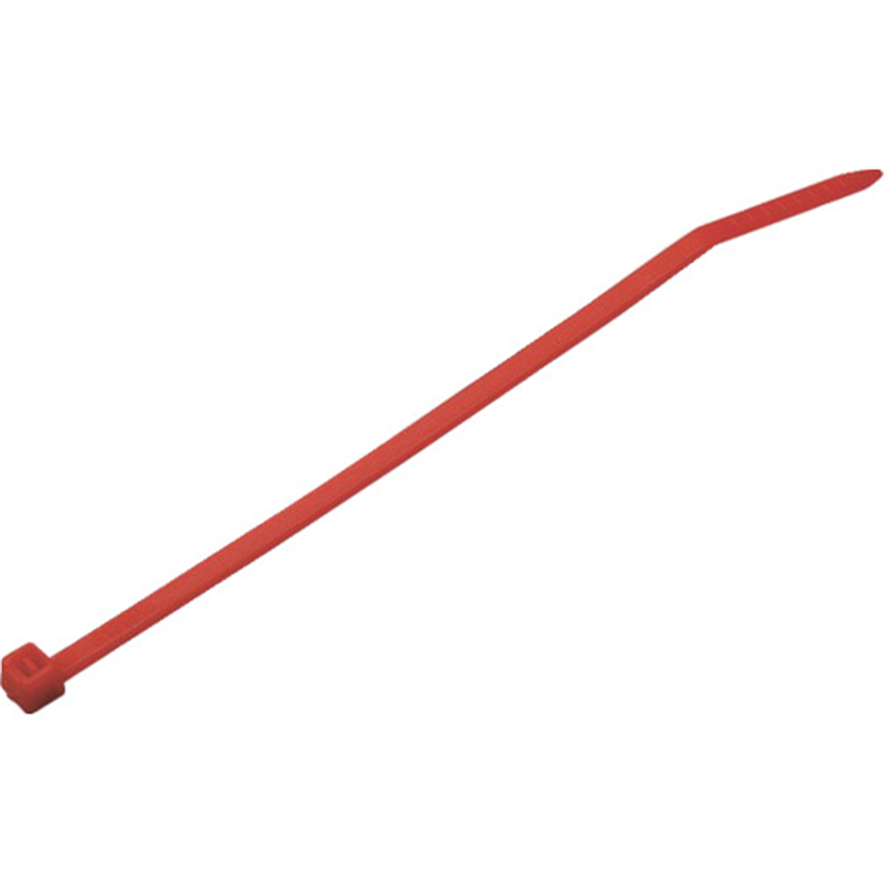 ELPA 結束バンド 結束カラー 100mm レッド 1袋（ご注文単位1袋）【直送品】