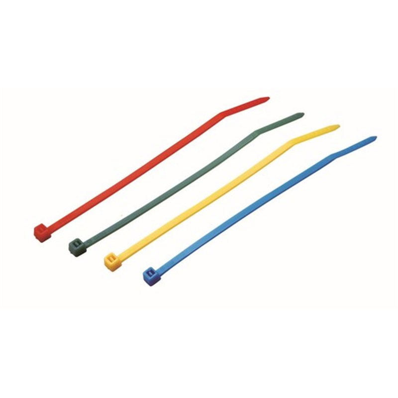 ELPA 結束バンド 結束カラー 100mm アソートカラー 1袋（ご注文単位1袋）【直送品】