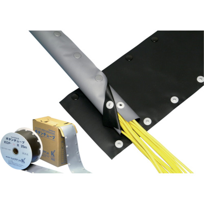 カメダ ボタンチューブ 25m 内径50mm 1巻（ご注文単位1巻）【直送品】