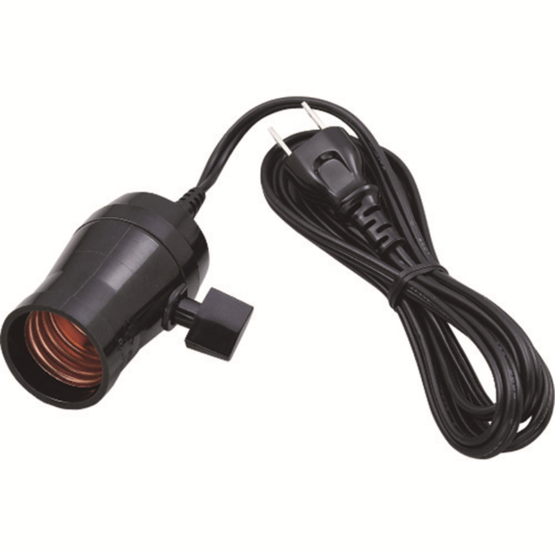 ELPA コード付ソケット E26 1.8M ブラック 1個（ご注文単位1個）【直送品】