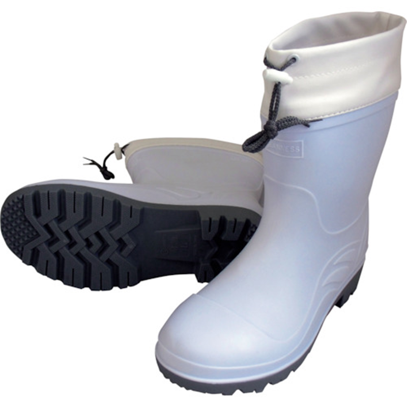 喜多 安全ショート耐油長(カバー付) KR7440 ホワイト LL(26.5~27.0) 1足（ご注文単位1足）【直送品】