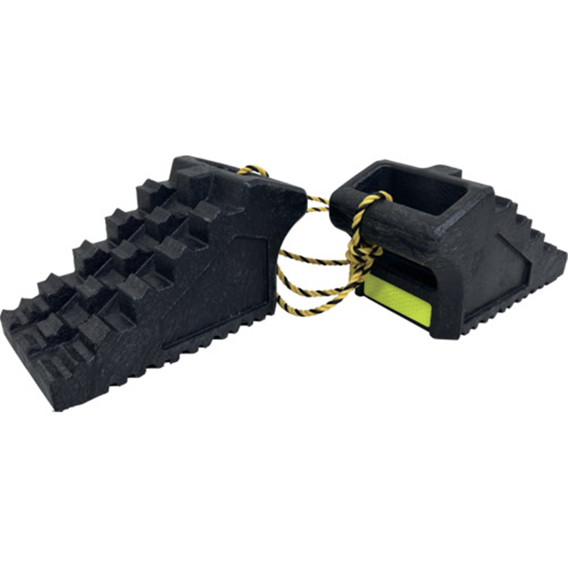 RISU タイヤストッパー クルリプラ 輪止め(2個入り) 1組（ご注文単位1組）【直送品】