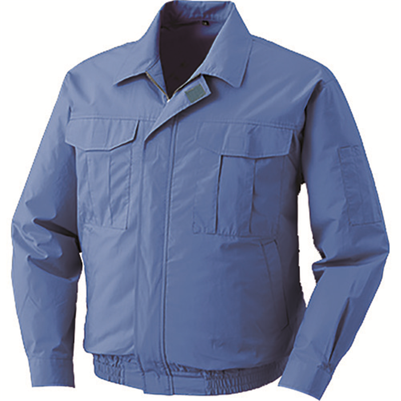 空調服 冷却上着 綿薄手ワーク空調服[[R下]] KU90550 ウエアのみ ライトブルー 4L 1着（ご注文単位1着）【直送品】