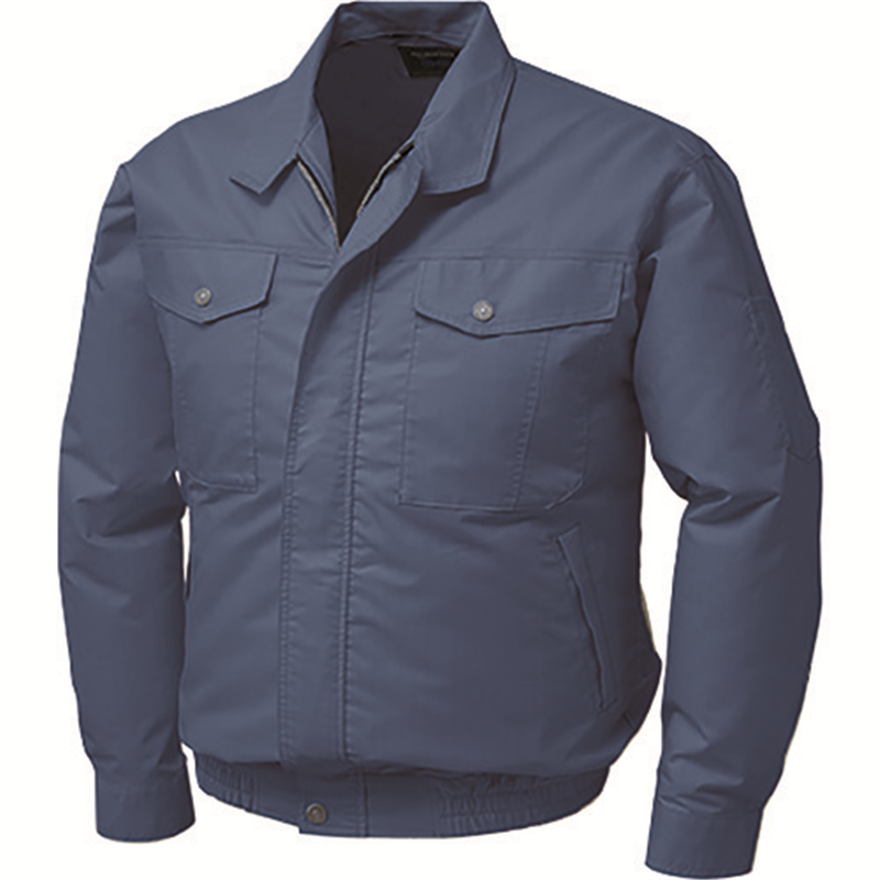 空調服 綿・ポリ混紡制電ウエアのみ ダークブルー 4L 1着（ご注文単位1着）【直送品】