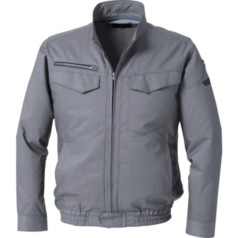 空調服 空調服[[R上]] 遮熱長袖ブルゾン グレー LL 1着（ご注文単位1着）【直送品】