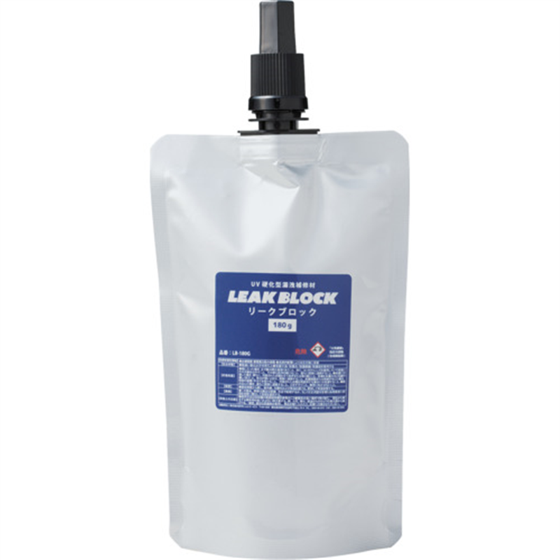 前田シェル UV硬化型漏洩補修材 リークブロック 180g 1個（ご注文単位1個）【直送品】