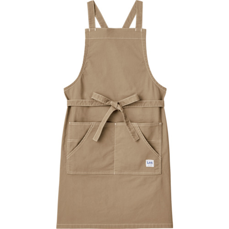 Leeワークウェア 胸当てエプロン キャメル F 1枚（ご注文単位1枚）【直送品】