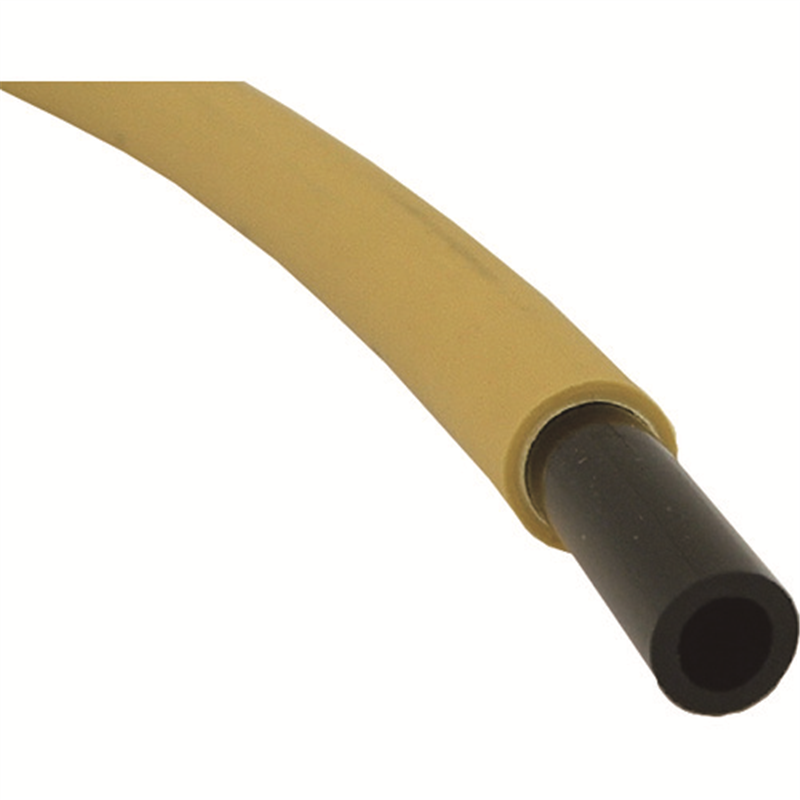 チヨダ エルフレックス スパッタ防止用二重管チューブ 8mm/100m 黄 1本（ご注文単位1本）【直送品】