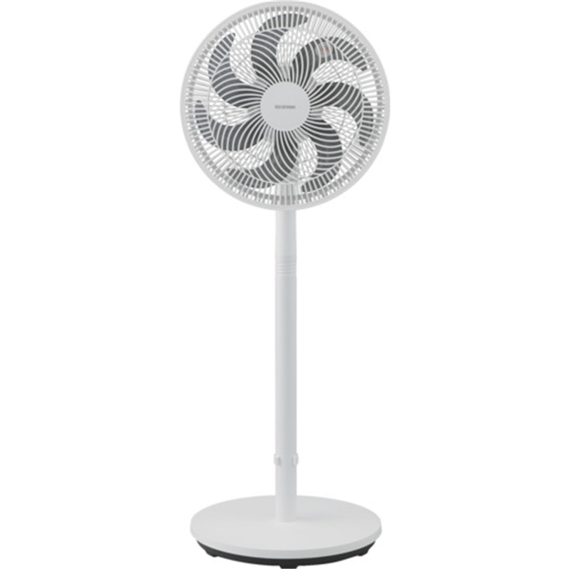 IRIS 104102 リビング扇風機 ACモーター式 ホワイト 1台（ご注文単位1台）【直送品】