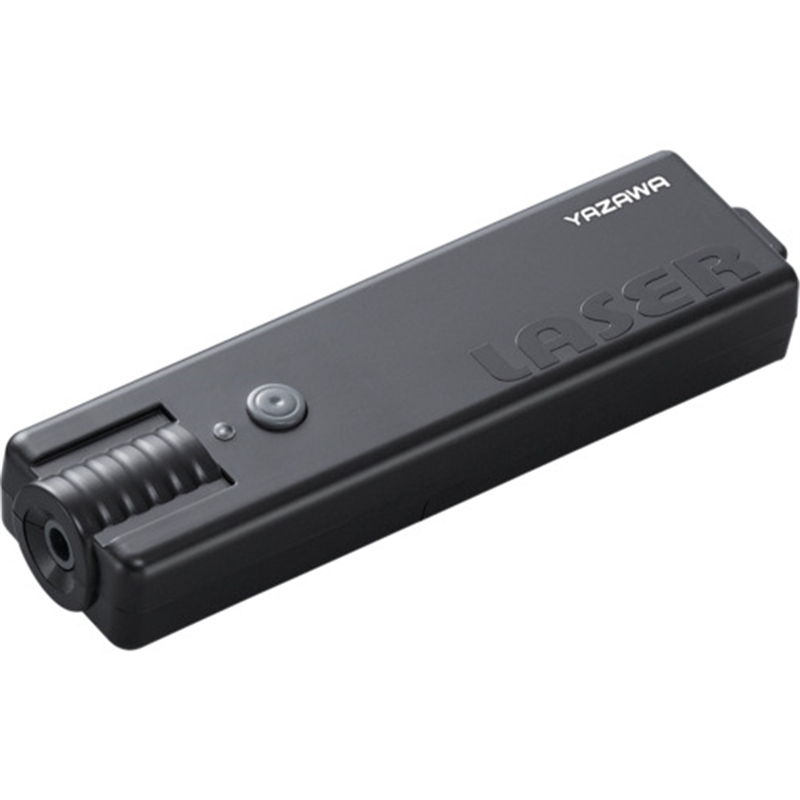 YAZAWA レーザーポインターブラック 1個（ご注文単位1個）【直送品】