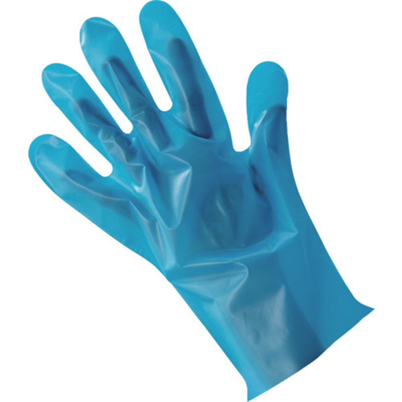 プロプラス バイオマス手袋PE ブルー袋入 100枚入 M 1袋（ご注文単位1袋）【直送品】