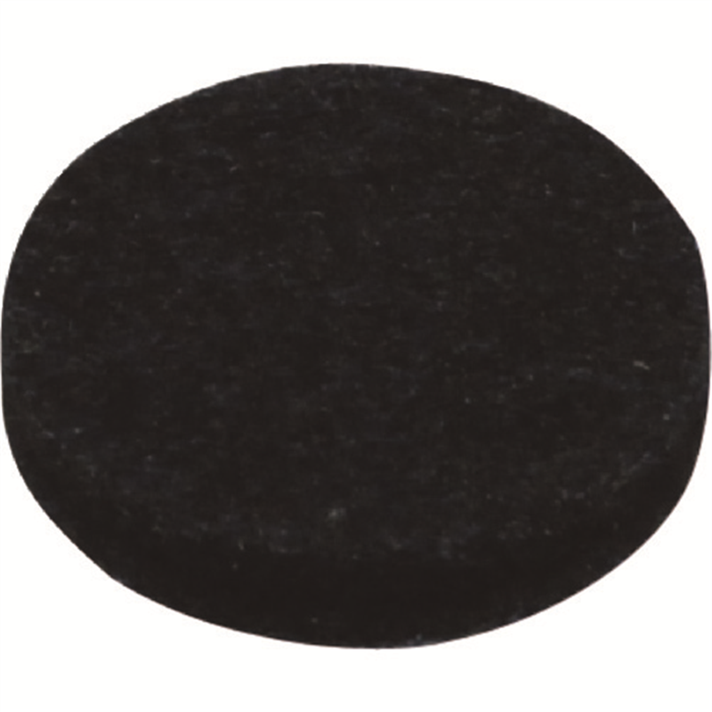 光 硬質フェルト ブラック 25mm丸 1パック（ご注文単位1パック）【直送品】