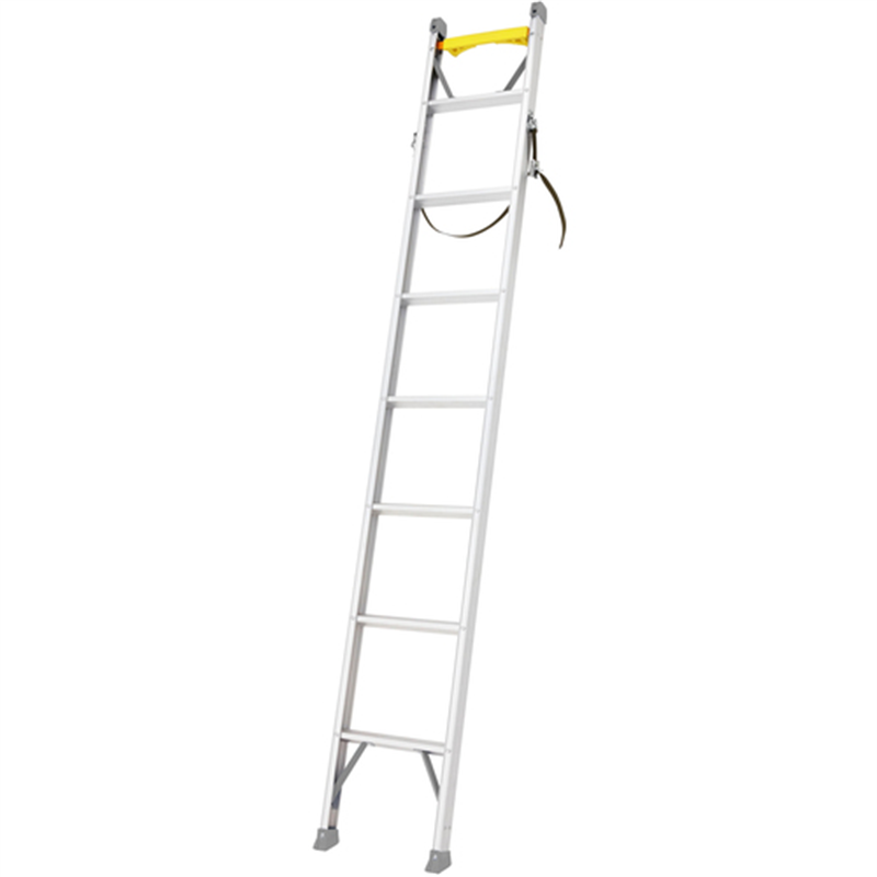 ハセガワ 電柱昇降用1連はしご 2.45m 安全ベルト､バンド付(10463) 1台（ご注文単位1台）【直送品】