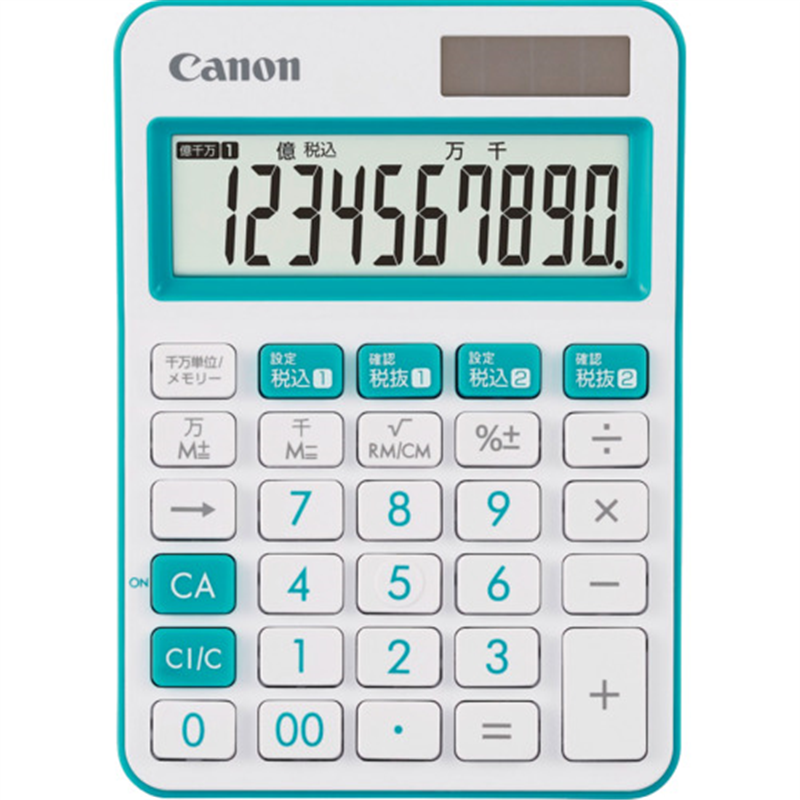 キヤノン 電卓 LS-105WUC-BL JPN SOB 1台（ご注文単位1台）【直送品】