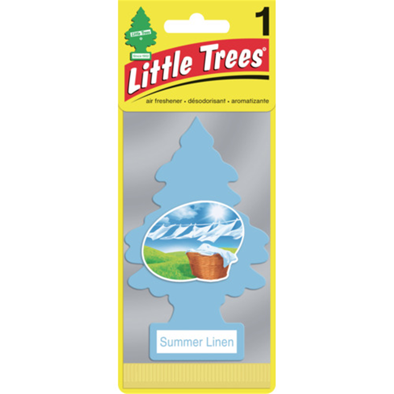 リトルツリーズ LT エアーフレッシュナー 1P - Summer Linen(サマーリネン) 1枚（ご注文単位1枚）【直送品】