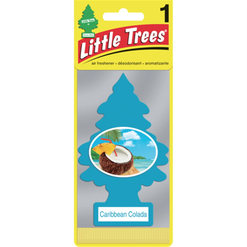 リトルツリーズ LT エアーフレッシュナー 1P - Caribbean Colada(カリビアンコラーダ) 1枚（ご注文単位1枚）【直送品】
