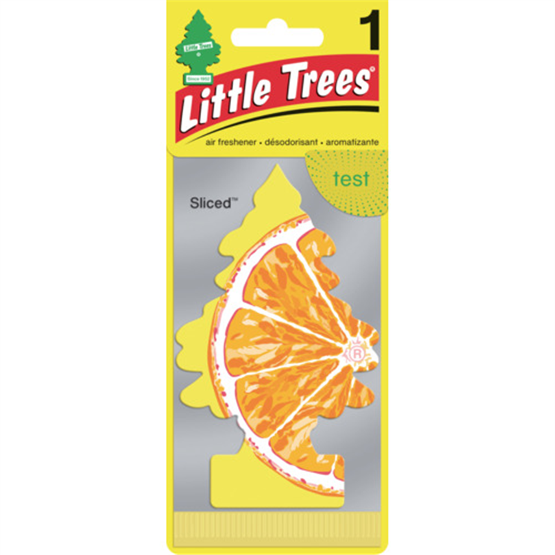 リトルツリーズ LT エアーフレッシュナー 1P - Sliced(スライスド) 1枚（ご注文単位1枚）【直送品】