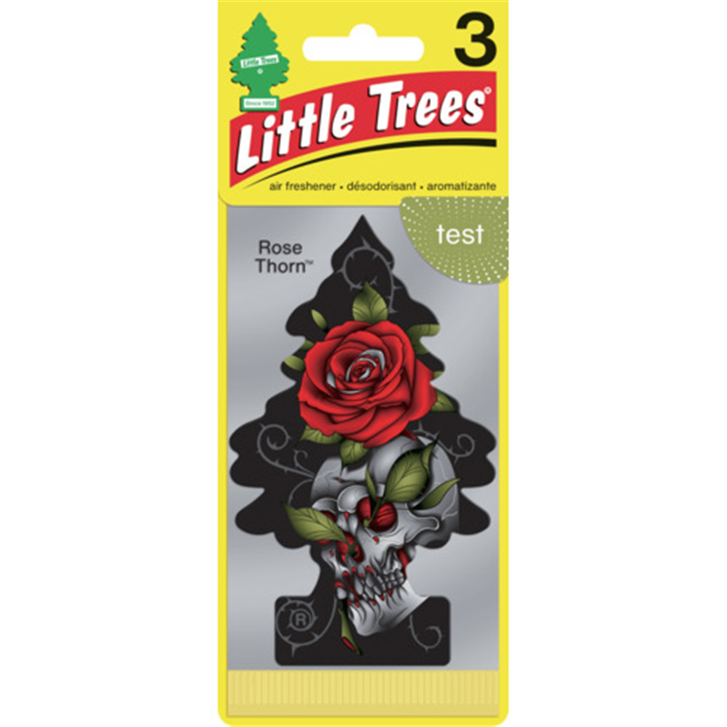 リトルツリーズ LT エアーフレッシュナー 3P - Rose Thorn(ローズソーン) 1パック（ご注文単位1パック）【直送品】