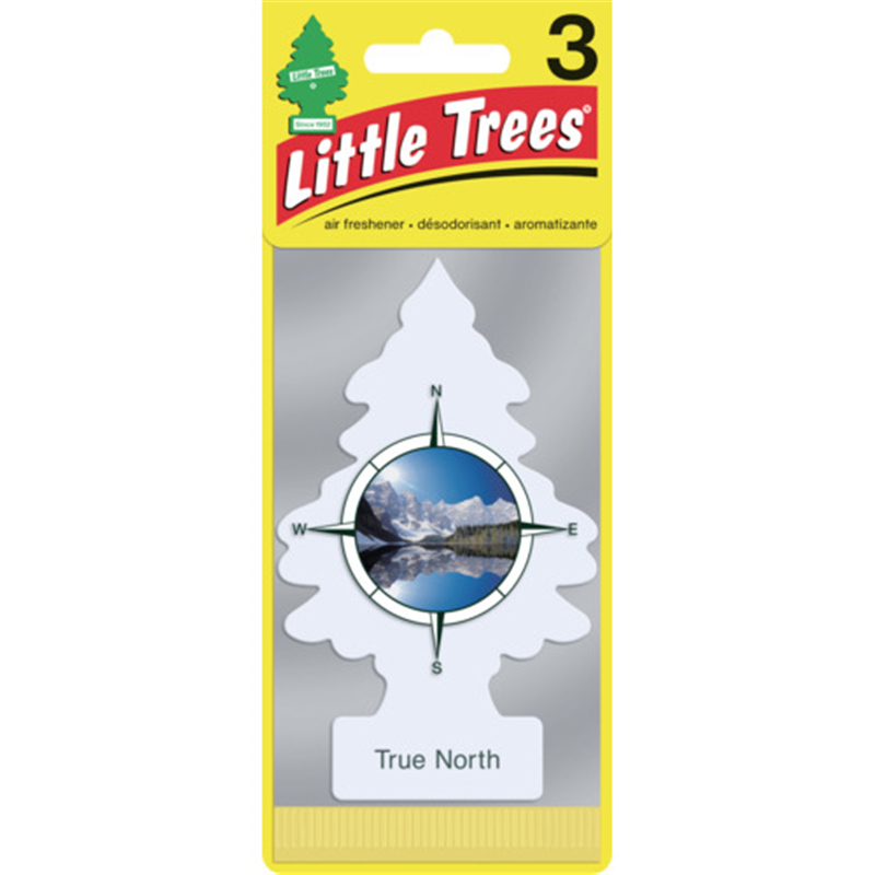リトルツリーズ LT エアーフレッシュナー 3P - True North(トゥルーノース) 1パック（ご注文単位1パック）【直送品】