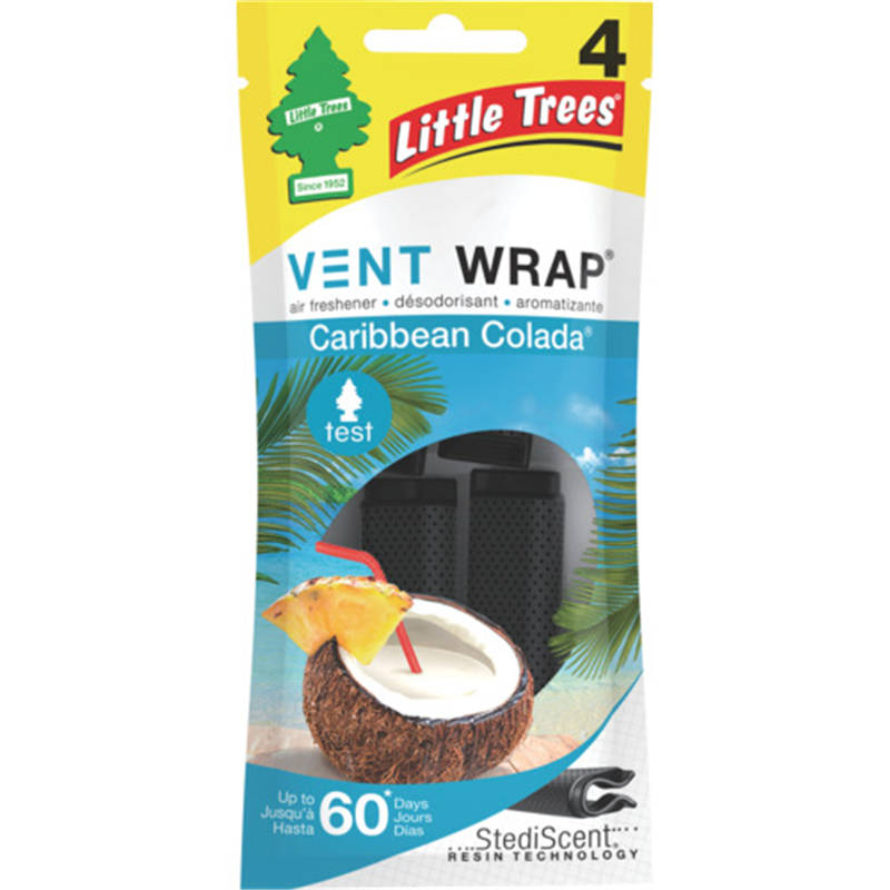 リトルツリーズ LT Vent Wrap - Caribbean Colada(カリビアンコラーダ) 1個（ご注文単位1個）【直送品】