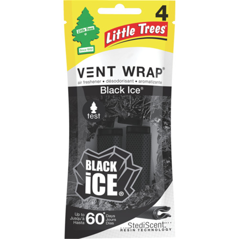 リトルツリーズ LT Vent Wrap - Black Ice(ブラックアイス) 1個（ご注文単位1個）【直送品】