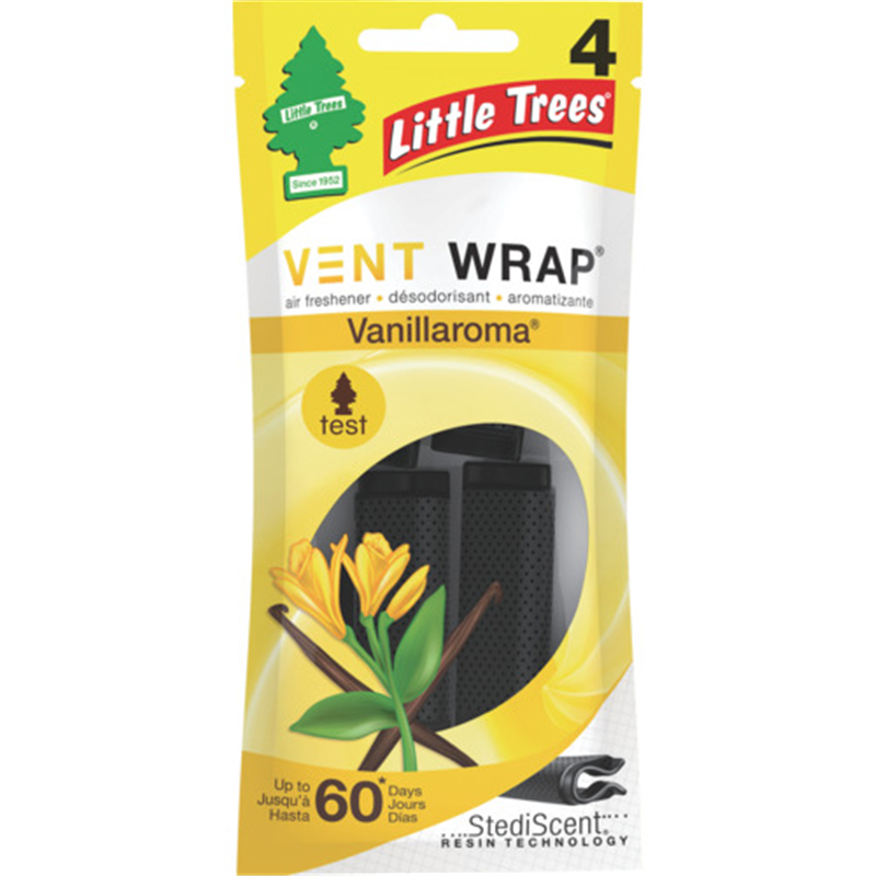 リトルツリーズ LT Vent Wrap - Vanillaroma(ヴァニラロマ) 1個（ご注文単位1個）【直送品】