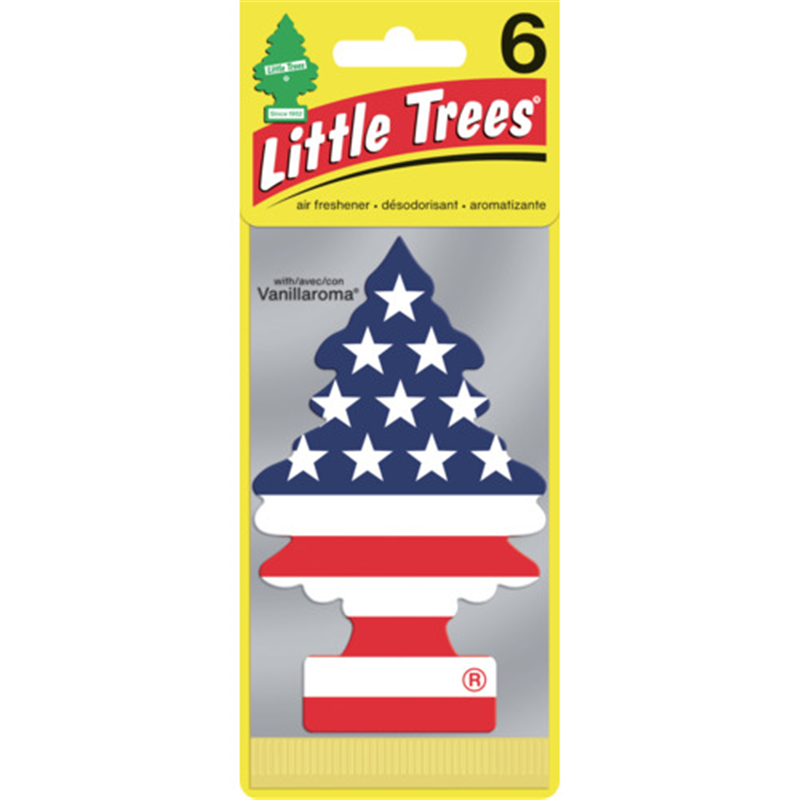リトルツリーズ LT エアーフレッシュナー 6P - America(アメリカ) 1パック（ご注文単位1パック）【直送品】