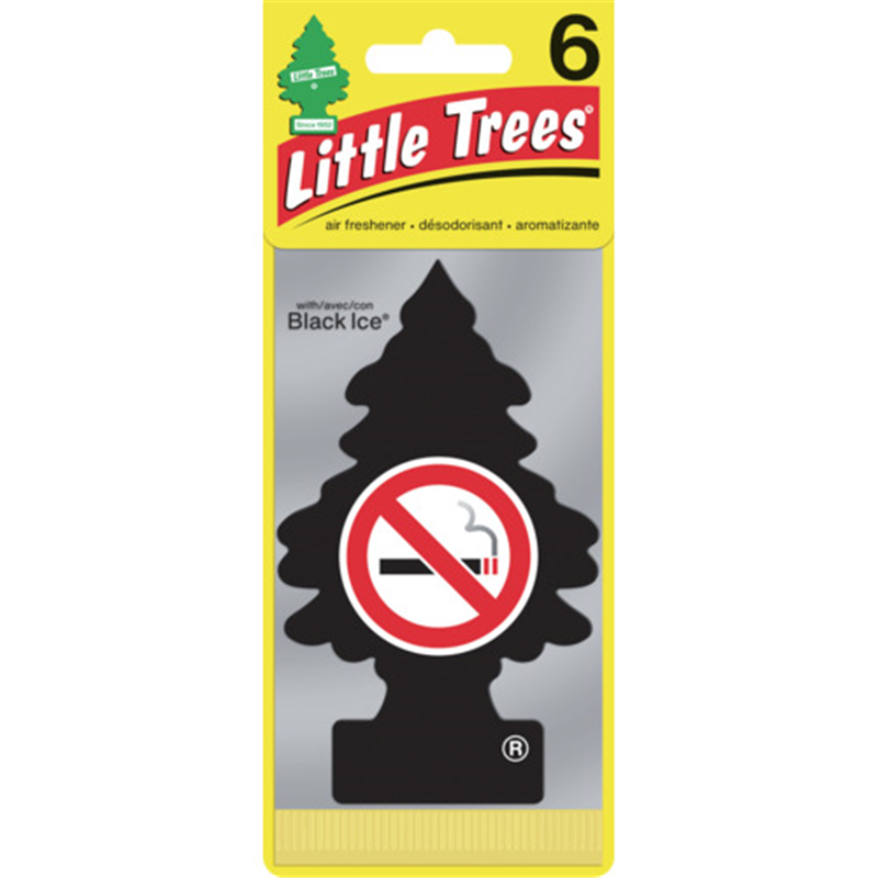 リトルツリーズ LT エアーフレッシュナー 6P - No Smoking(ノースモーキング) 1パック（ご注文単位1パック）【直送品】