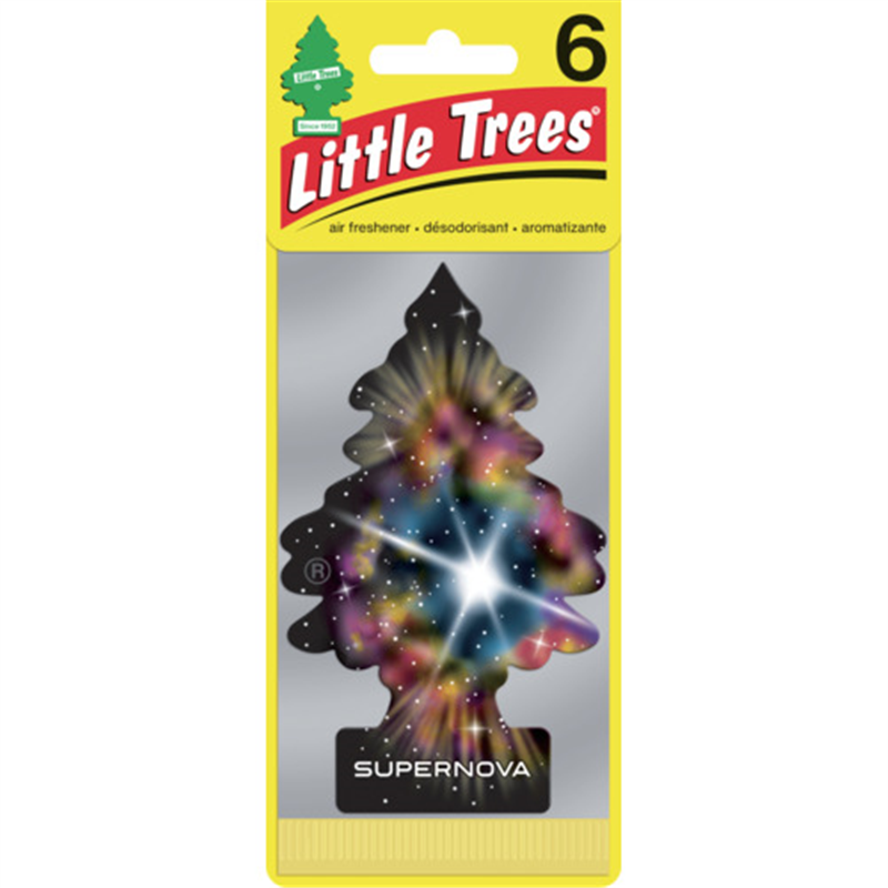 リトルツリーズ LT エアーフレッシュナー 6P - Supernova(スーパーノヴァ) 1パック（ご注文単位1パック）【直送品】