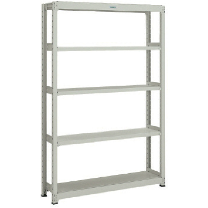 TRUSCO スチールラック M2型軽中量棚 860X300XH1200 5段 単体 ネオグレー 1セット（ご注文単位1セット）【直送品】