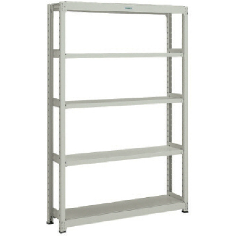 TRUSCO スチールラック M2型軽中量棚 860X450XH1200 5段 単体 ネオグレー 1セット（ご注文単位1セット）【直送品】