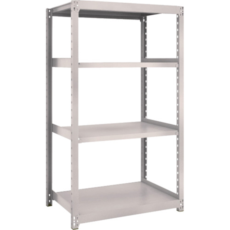 TRUSCO  スチールラック M2型軽中量棚 860×880×H1500 4段 単体  ネオグレー 1セット（ご注文単位1セット）【直送品】