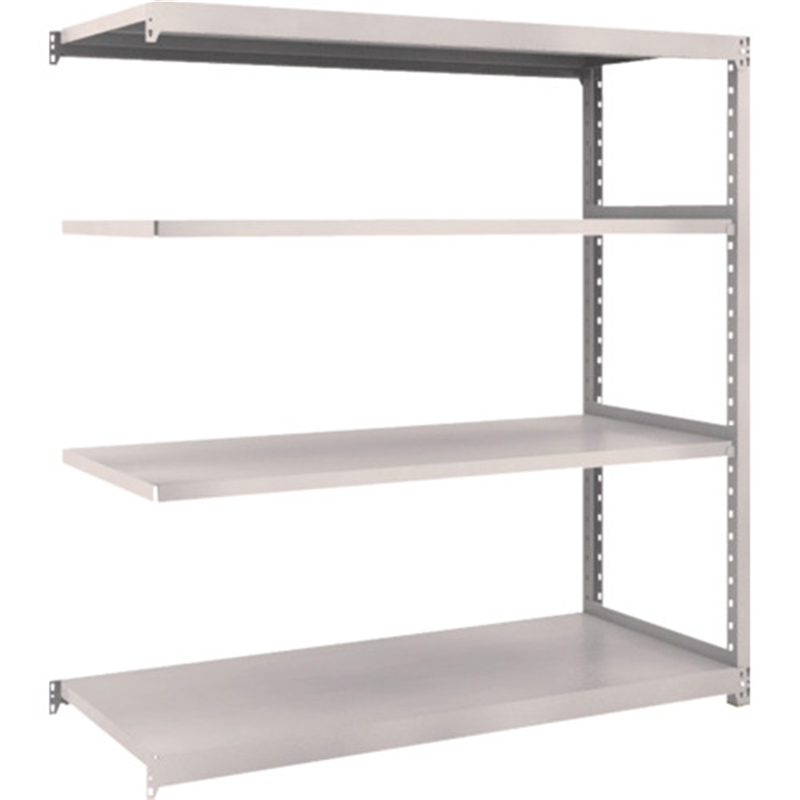 TRUSCO  スチールラック M2型軽中量棚 1460×880×H1500 4段 連結  ネオグレー 1セット（ご注文単位1セット）【直送品】