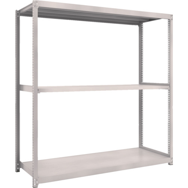TRUSCO  スチールラック M2型軽中量棚 1760X880XH1800 3段 単体  ネオグレー 1セット（ご注文単位1セット）【直送品】