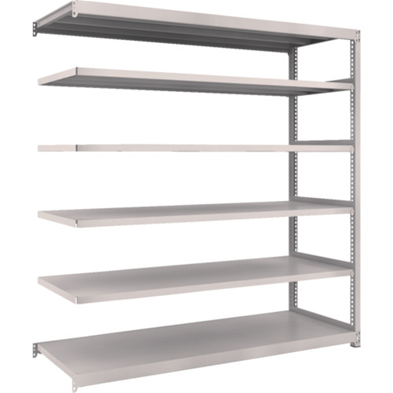TRUSCO  スチールラック M2型軽中量棚 1760×880×H1800 6段 連結  ネオグレー 1セット（ご注文単位1セット）【直送品】