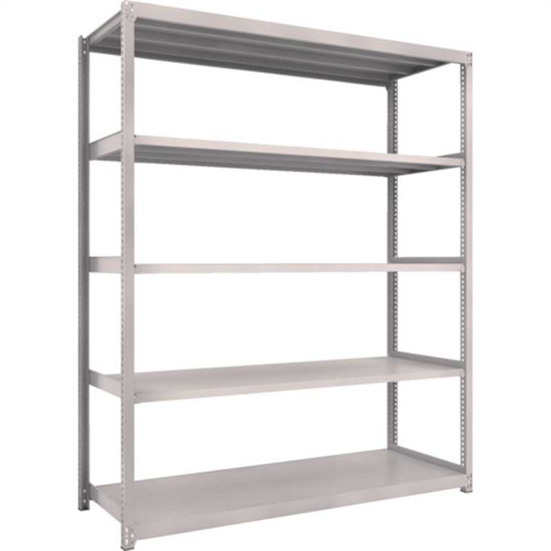 TRUSCO  スチールラック M2型軽中量棚 1760X880XH2100 5段 単体  ネオグレー 1セット（ご注文単位1セット）【直送品】