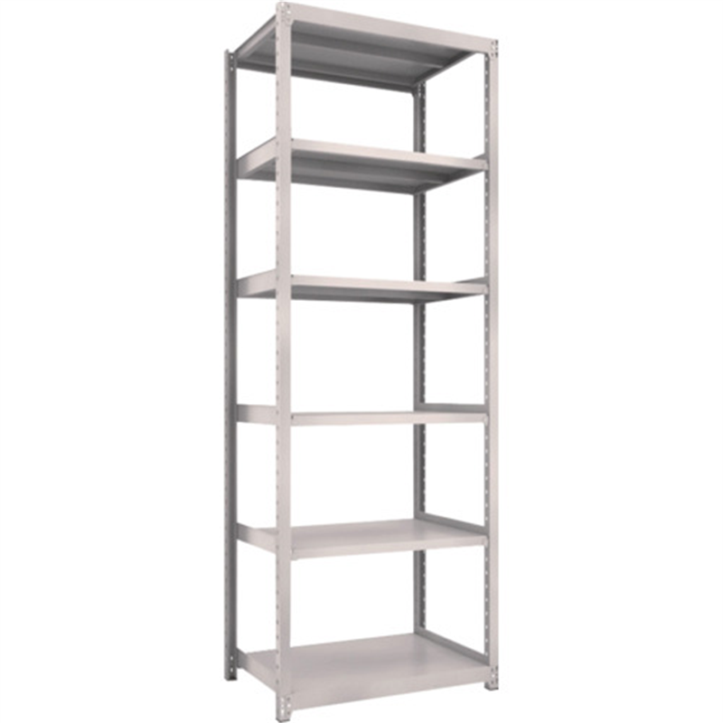 TRUSCO  スチールラック M2型軽中量棚 860×880×H2400 6段 単体  ネオグレー 1セット（ご注文単位1セット）【直送品】