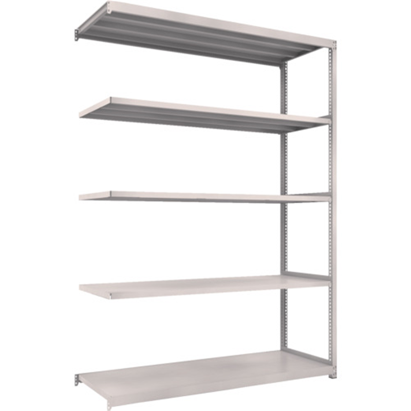 TRUSCO  スチールラック M2型軽中量棚 1760X880XH2400 5段 連結  ネオグレー 1セット（ご注文単位1セット）【直送品】