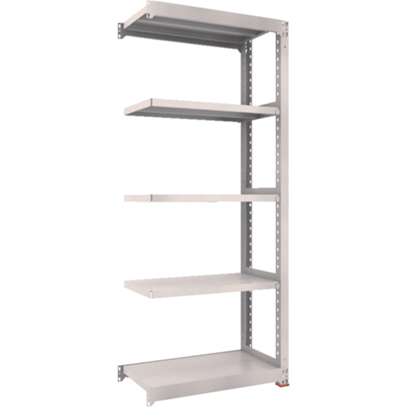 TRUSCO M3型中量棚 900X471XH2100 5段 連結 免震樹脂ベース付 ネオグレー 1台（ご注文単位1台）【直送品】