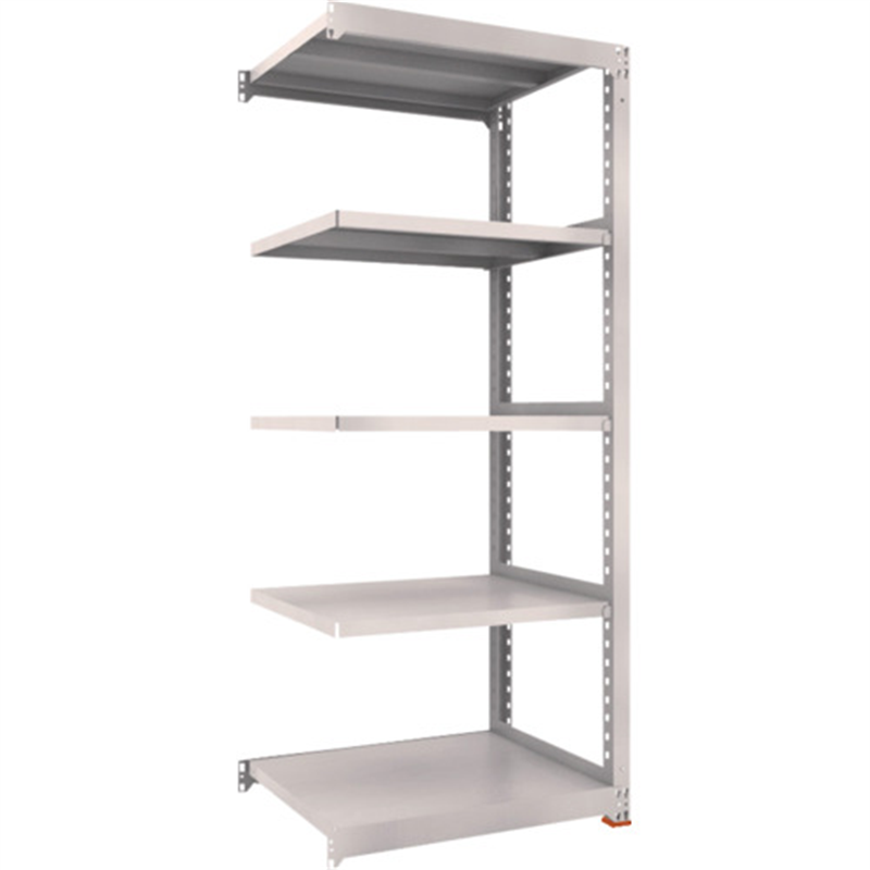 TRUSCO M3型中量棚 900X721XH2100 5段 連結 免震樹脂ベース付 ネオグレー 1台（ご注文単位1台）【直送品】